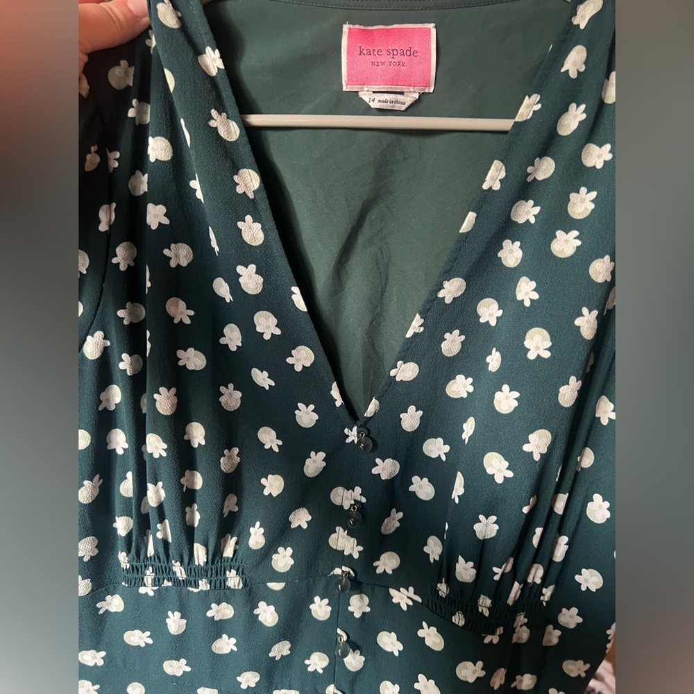 Kate Spade floral polka dot dress - Picture 3 of 4